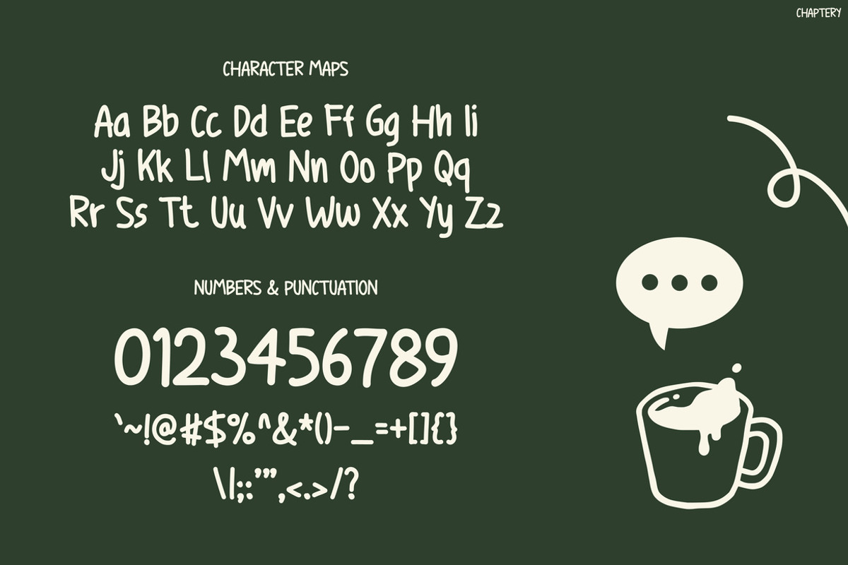 Chaptery, a Handwritten Font by Pinisi ART (Photo 2 of 10)