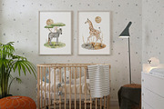 Safari Animals watercolor set, an Animal Illustration by Pattern + watercolor (Thumbnail 7 of 8)