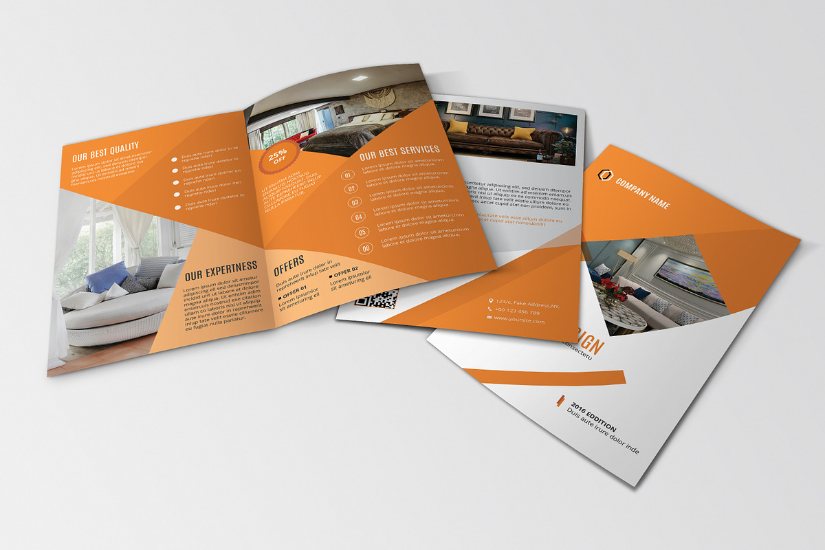 Bifold Interior Brochure, a Brochure Template by retrographix (Photo 4 of 5)