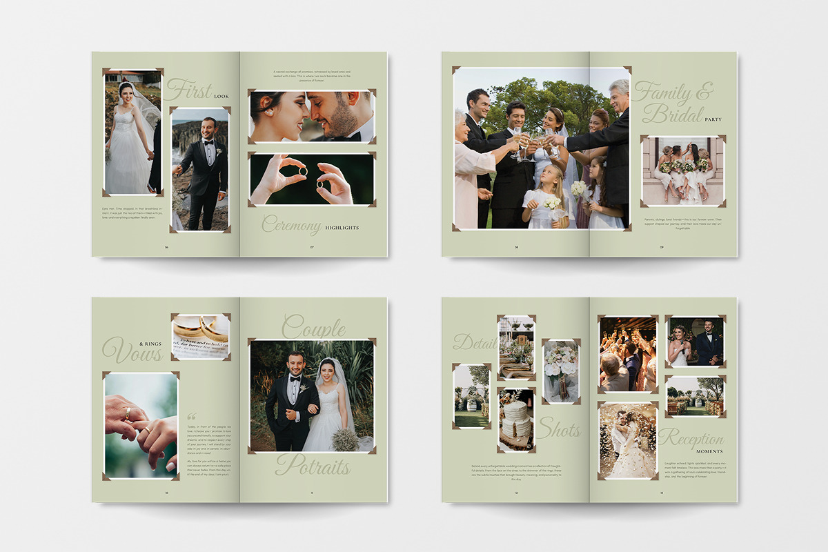 Elegant Romantic Wedding Photo Album, a Magazine Template by twinstd (Photo 4 of 6)