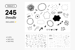 50% BIG SALE Doodle BUNDLE