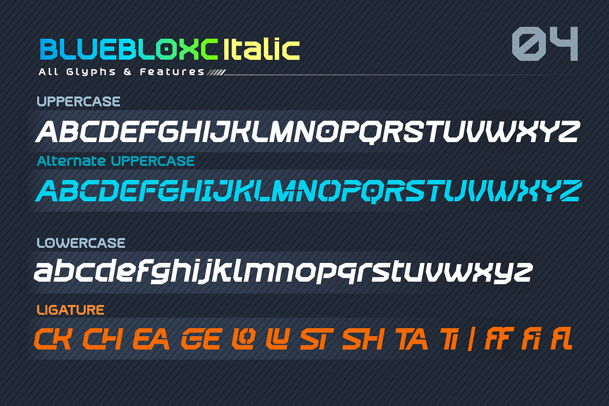 Blue Bloxc, a Sans Serif Font by BBtypeStudios (Photo 15 of 17)
