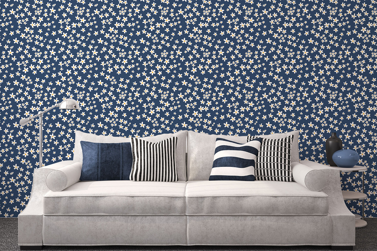 Daisy Ditsy Floral Pattern Bundle, a Pattern Graphic by AvaAva (Photo 14 of 19)