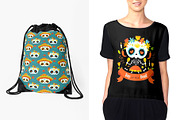 Day of the Dead set, a Decorative Illustration by SunnyWS (Thumbnail 6 of 9)
