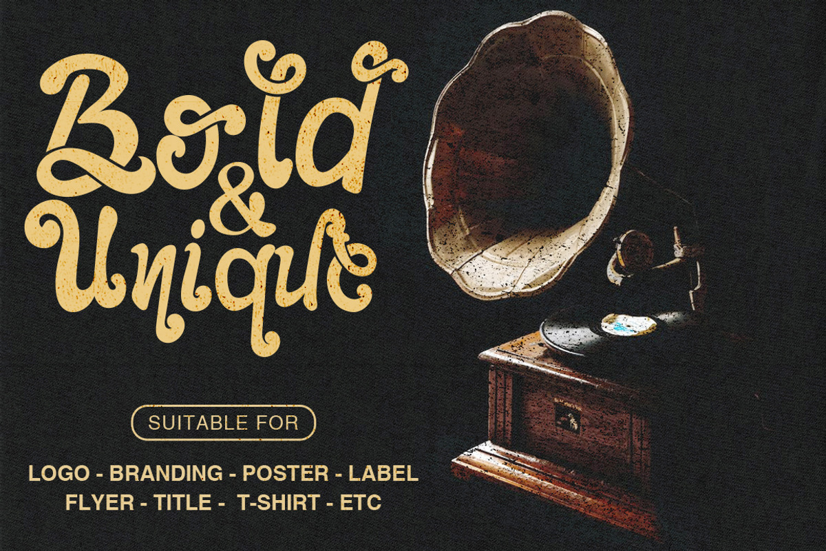 The Foughe Script - Retro Font preview 4