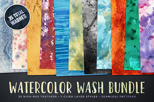 Watercolor Wash Bundle Volume 1