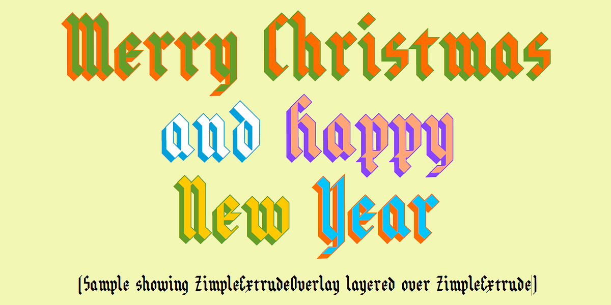 Zimple, a Blackletter Font by Ingrimayne Type (Photo 5 of 5)