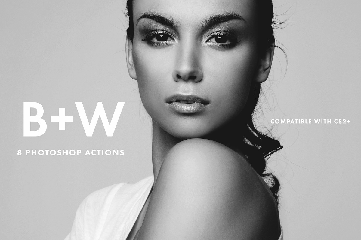 B+W - 8 PS Actions, an Action Add-On by MelanthaGraphics (Photo 1 of 5)