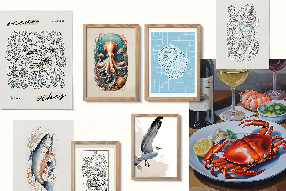 100 | Sea World Poster Builder, an Object Graphic by KetteCreate (Photo 8 of 20)