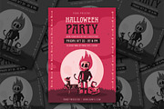 Halloween Party Flyer, a Templates & Theme by studiogstock (Thumbnail 1 of 2)