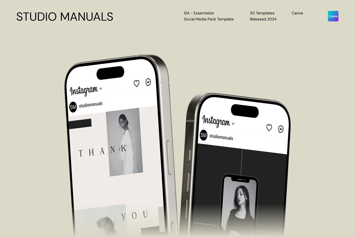 SIA – Essentialist Social Media Pack, a Social Media Template by Studio Manuals (Photo 7 of 8)