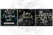24 Instagram Christmas Posts, a Social Media Template by RussGFX (Thumbnail 4 of 9)
