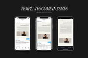 Canva Instagram Templates for Brands, a Social Media Template by Blush Created (Thumbnail 5 of 20)