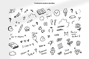 201 Freehand Random Doodles