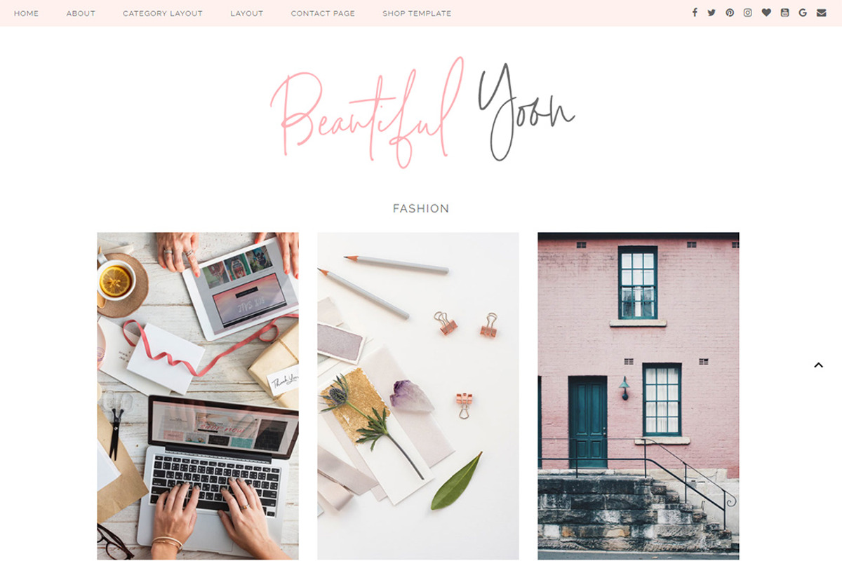 Pink Responsive Wordpress Blog Theme, a WordPress Template by Sky and Stars (Photo 3 of 4)