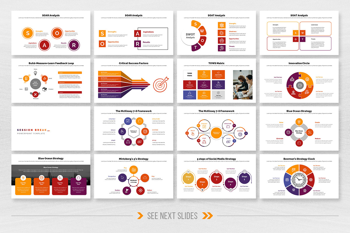 Marketing Strategy PowerPoint, a Presentation Template by White Graphic (Photo 7 of 9)