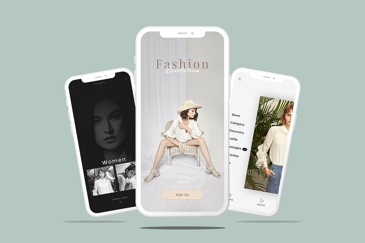 Minimalist iPhone Mockup, an iPhone Mockup by floringheorghe (Photo 3 of 6)