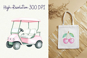 Vintage Golf Club – Pink Edition, an Object Graphic by Anna Design Studio (Thumbnail 4 of 8)