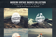 Modern Vintage Badges Collection, a Branding & Logo Template by Yusof Mining (Thumbnail 2 of 5)