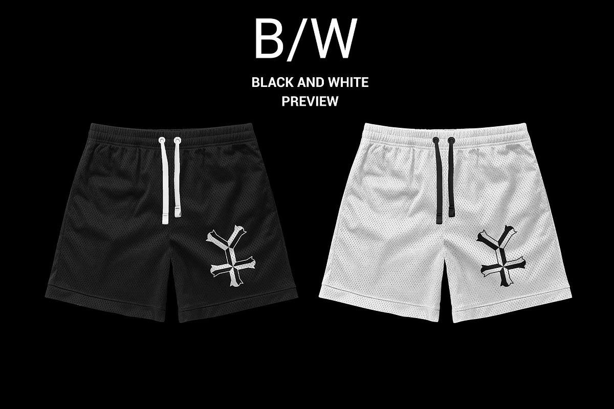 mesh shorts mockup, a Bottom Mockup by yalanois (Photo 3 of 5)