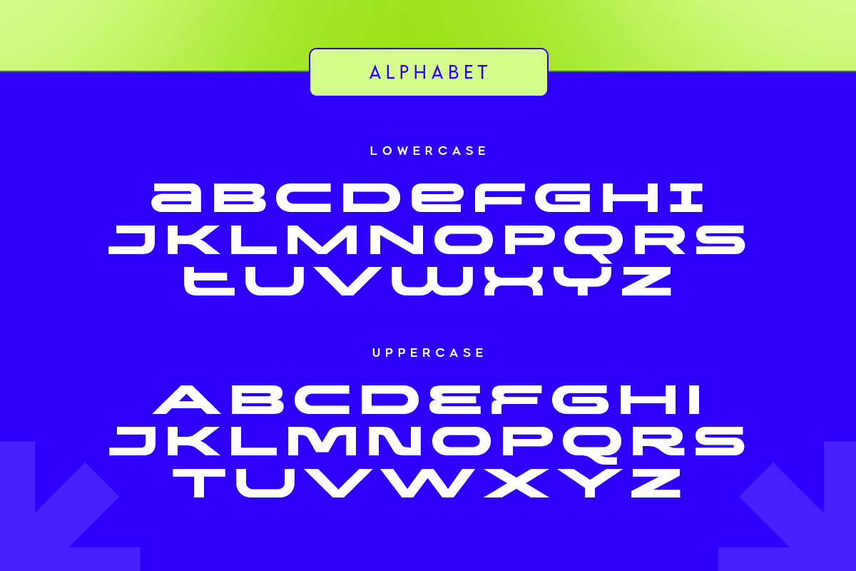 REVOLT - Neo Brutalism Techno Font, a Sans Serif Font by Hamz Studio (Photo 7 of 8)