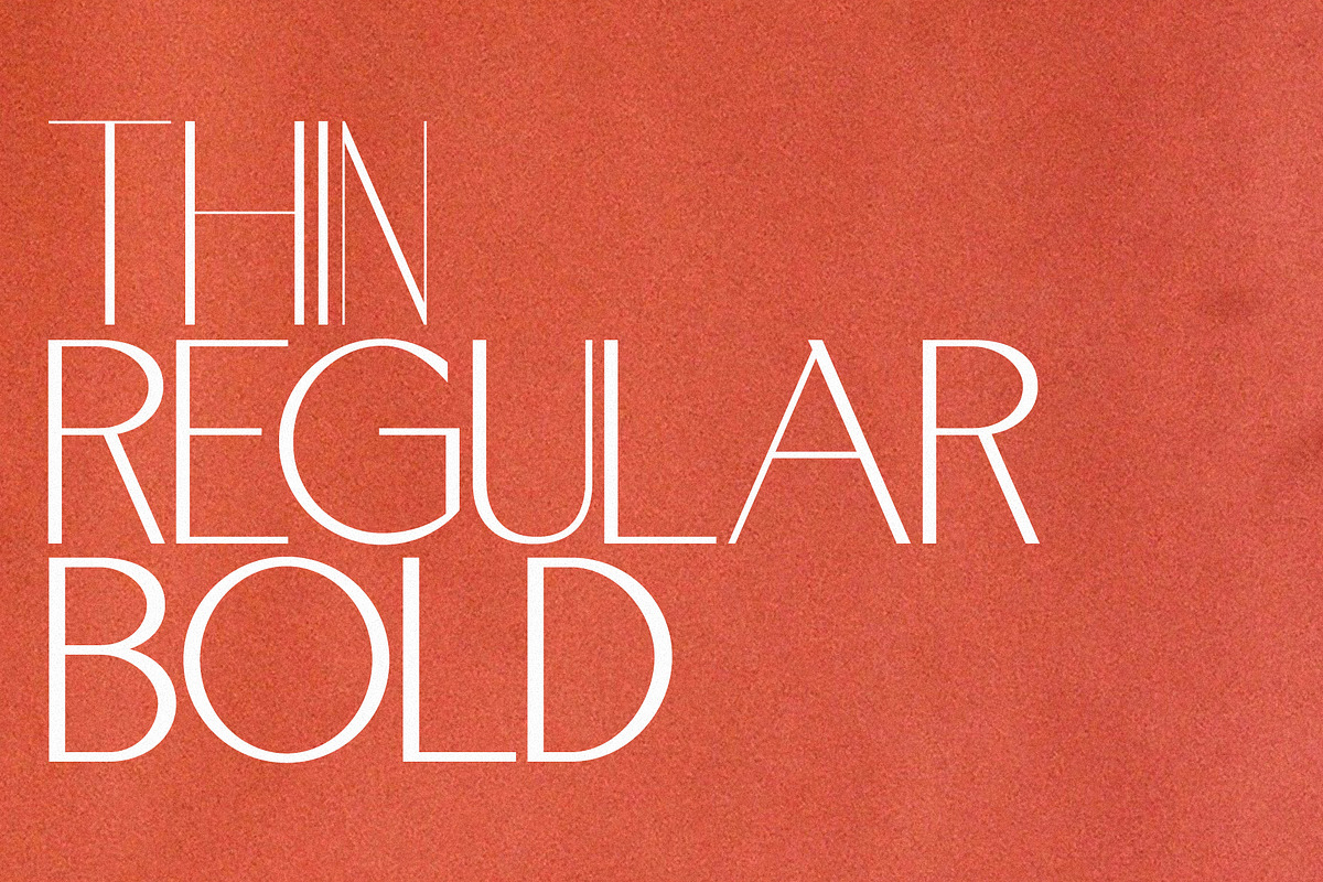 Ochra - Chic Trio Sans, a Sans Serif Font by Mikhail Fukurou (Photo 4 of 8)