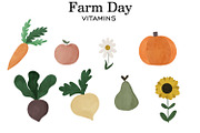 Farm Day clipart and pattern, a Pattern Graphic by SleptArt (Thumbnail 3 of 10)