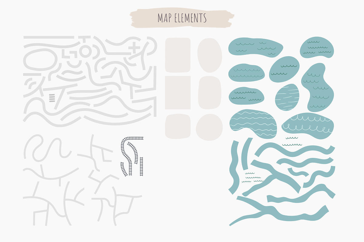 Kids Map Creator, an Object Illustration by Nadezhda Mikhailova (Photo 4 of 15)