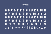 Rounce - Round Font, a Sans Serif Font by Iqsiart Studio (Thumbnail 3 of 6)