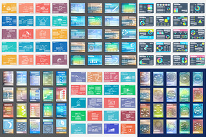 Infographic brochure elements
