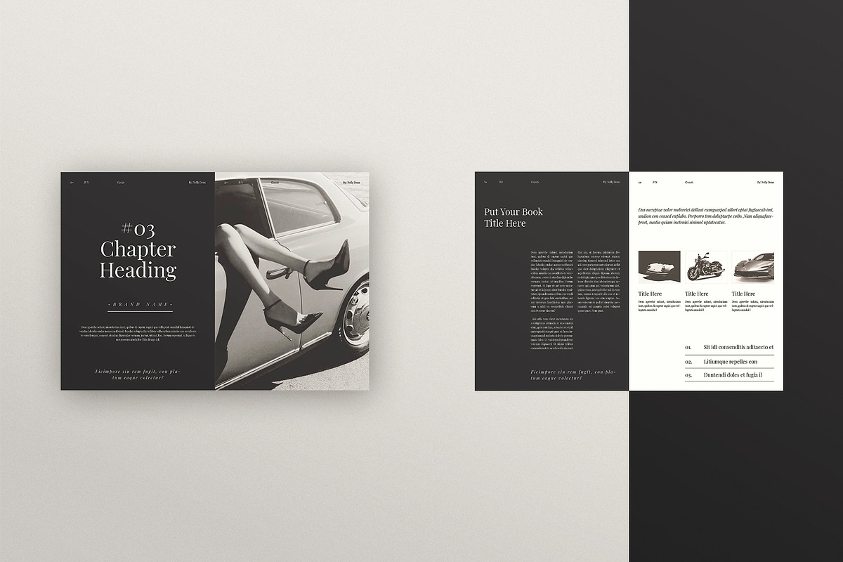 Book Layout Brochure Design Template, a Brochure Template by ArtisanaAura (Photo 8 of 11)
