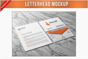 Letterhead Mockup PSD, an Advertising Mockup by Bruno's Shop