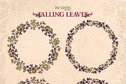 Falling Leaves Vintage Autumn Bundle, a Seasonal Illustration by Ink Stories (Thumbnail 10 of 20)