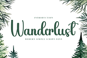 Wanderlust, a Handwritten Font by FreshTypeINK (Thumbnail 1 of 8)