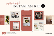 Canva Instagram Kit, a Social Media Template by Rose & Co. (Thumbnail 1 of 9)