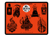 Death Vol. 2 - Procreate Stamp Set, a Brush Add-On by LA Studio Sthlm (Thumbnail 2 of 6)