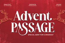 Advent Passage - Elegant Serif Font