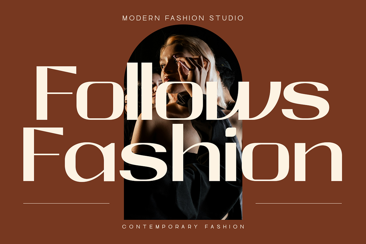 Moskaw - Fashion Display Typeface, a Sans Serif Font by roomspace creative lab (Photo 5 of 9)