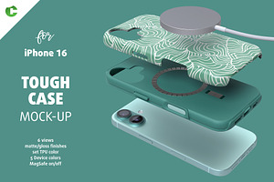 iPhone 16 Tough Case Mock-up
