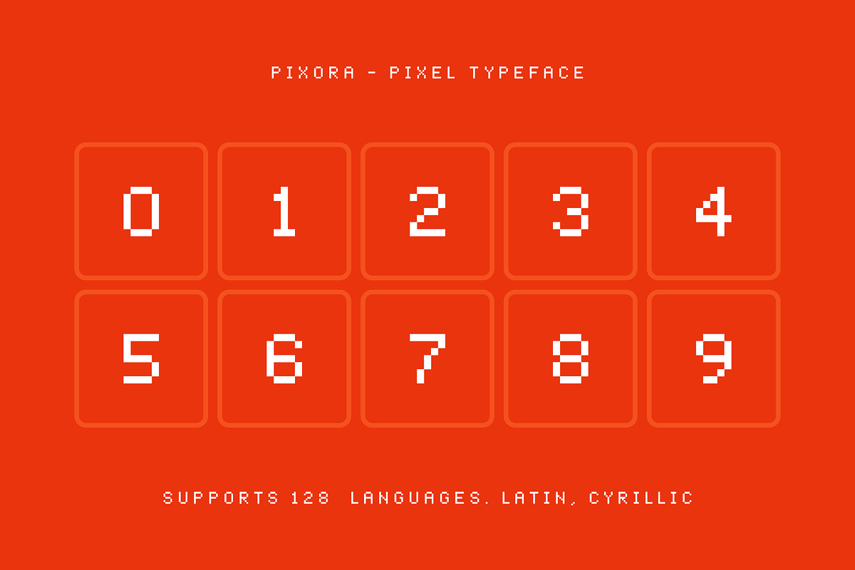 Pixora - Versatile Pixel Typeface, a Sans Serif Font by alpercakici (Photo 6 of 10)