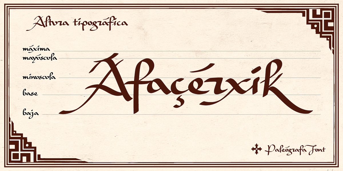 Paleografa, a Handwritten Font by Ixipcalli (Photo 5 of 6)