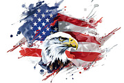 American Eagle Patriotic flag 4 July, a Graphic by VetalStock (Thumbnail 6 of 11)