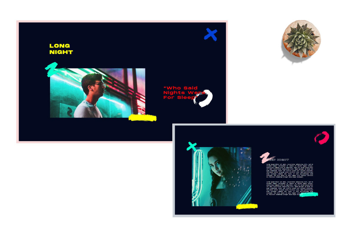 Blurry Night - Gradient Powerpoint, a Presentation Template by Putra Khan (Photo 6 of 12)
