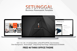 Setunggal Powerpoint Template