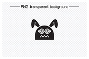 Angry and Nervous Rabbit Emojis, an Animal Illustration by Designfour (Thumbnail 5 of 7)