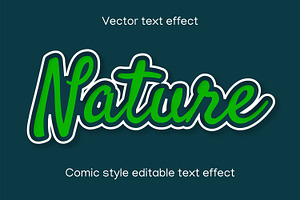 Nature Text Effect Layout, a Layer Style Add-On by ContestDesign
