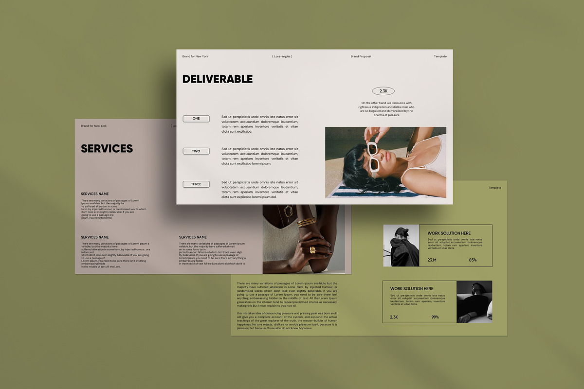 Brand Project Presentation Template preview 3