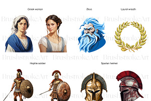 Ancient Greece Clipart, Greek Gods