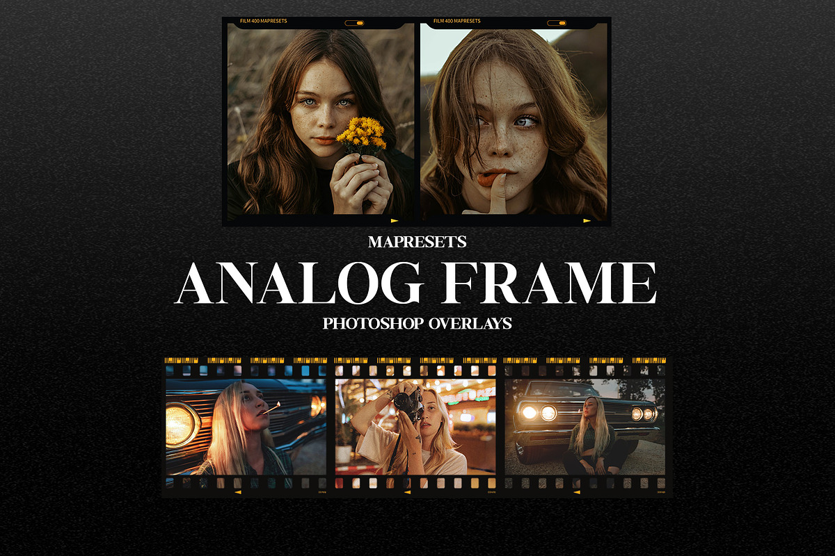 70 Analog Film Frame Overlays, a Graphic by MaPresets (Photo 1 of 3)