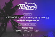 Thillends, a Script Font by Wacaksara Co. (Thumbnail 9 of 9)